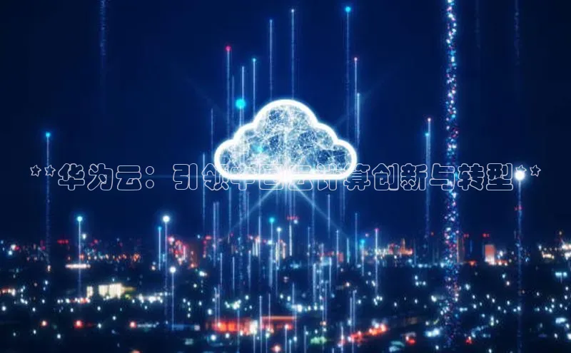 意昂4凯捷体育诸葛科技**华为云：引领中国云计算创新与转型**