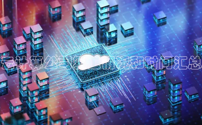 意昂4凯捷娱乐小红书云计算公司复工情况和时间汇总